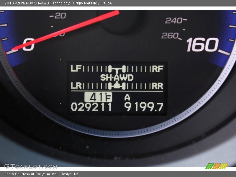 Grigio Metallic / Taupe 2010 Acura RDX SH-AWD Technology