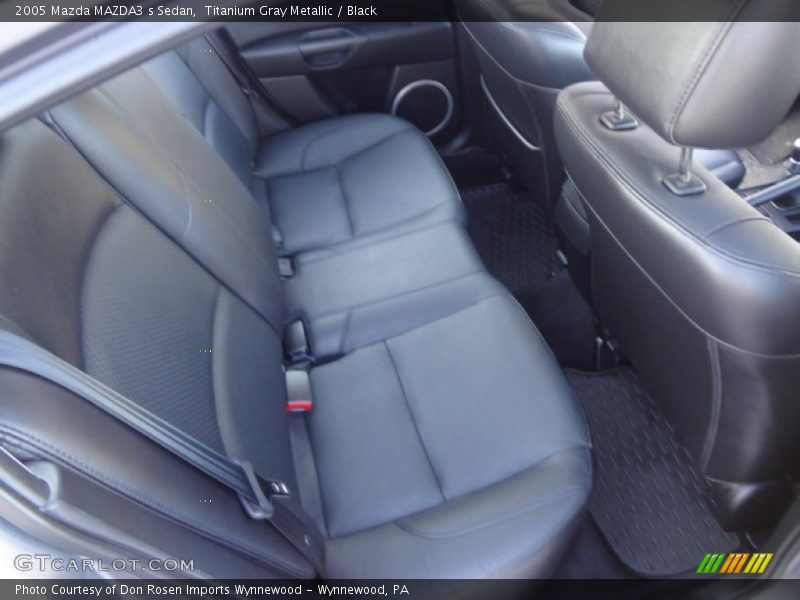 Rear Seat of 2005 MAZDA3 s Sedan