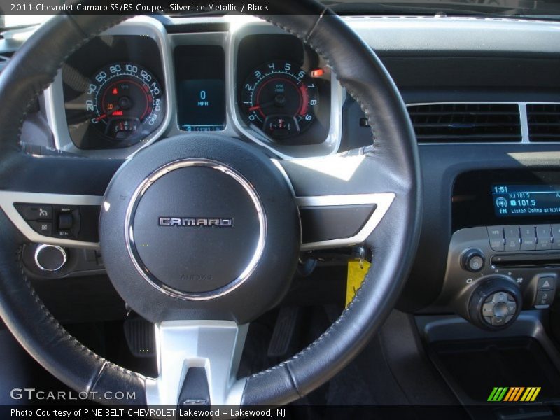 Silver Ice Metallic / Black 2011 Chevrolet Camaro SS/RS Coupe