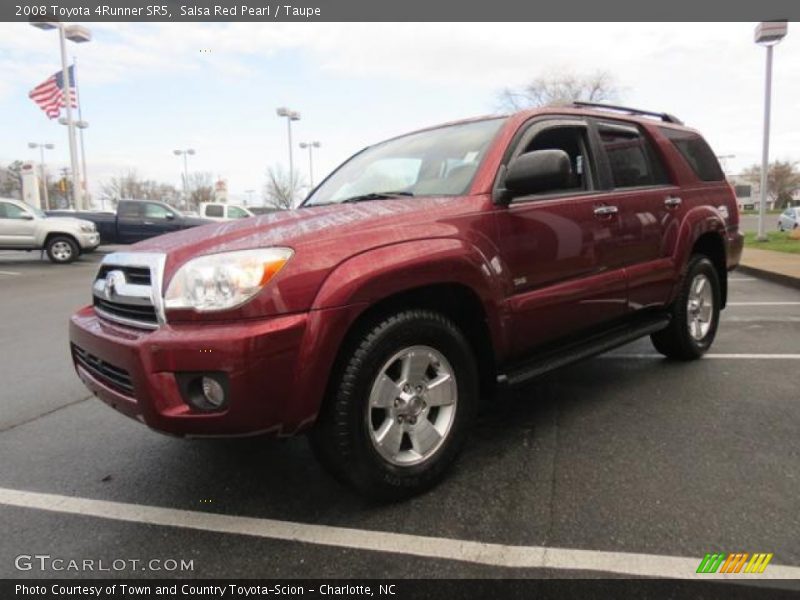 Salsa Red Pearl / Taupe 2008 Toyota 4Runner SR5