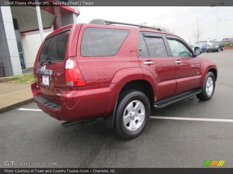 Salsa Red Pearl / Taupe 2008 Toyota 4Runner SR5