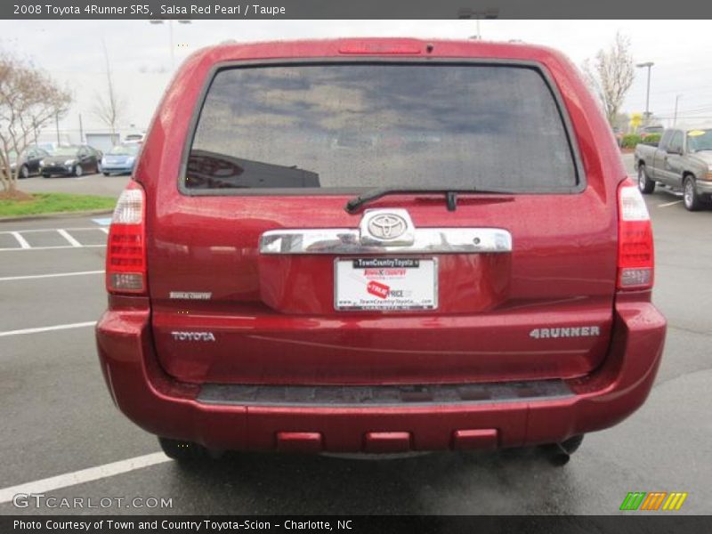 Salsa Red Pearl / Taupe 2008 Toyota 4Runner SR5
