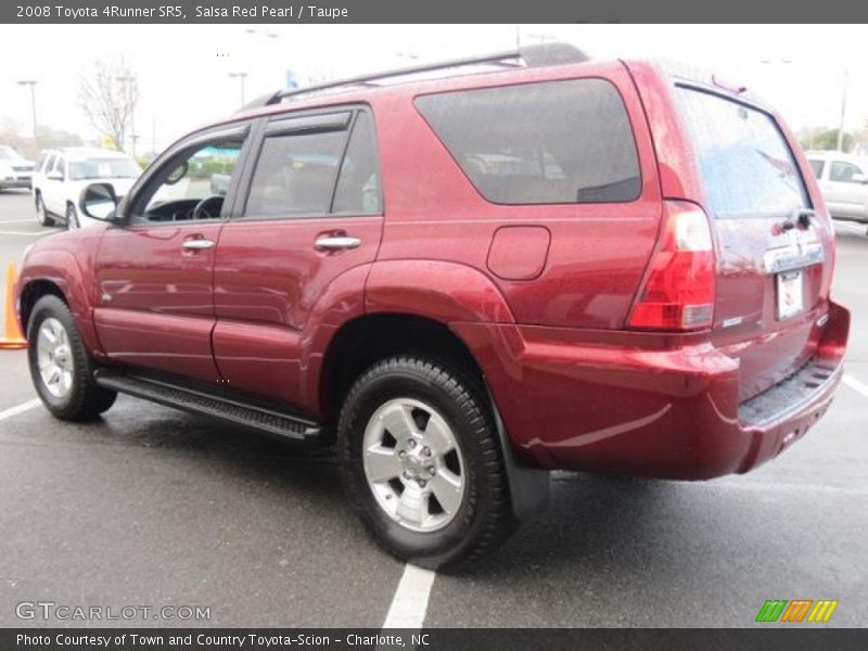Salsa Red Pearl / Taupe 2008 Toyota 4Runner SR5