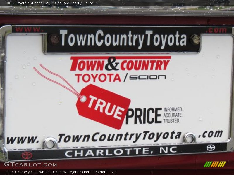 Salsa Red Pearl / Taupe 2008 Toyota 4Runner SR5