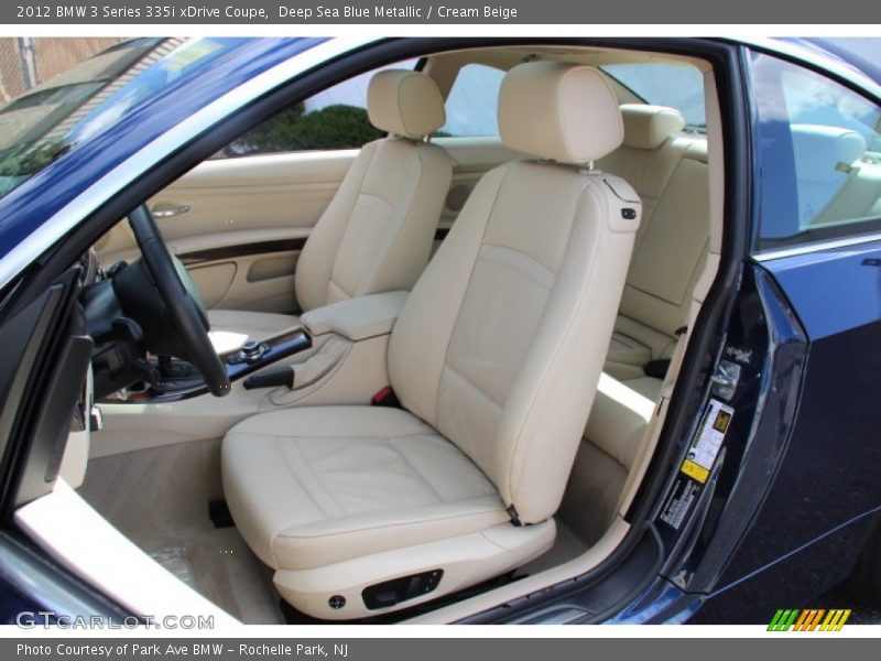 Front Seat of 2012 3 Series 335i xDrive Coupe
