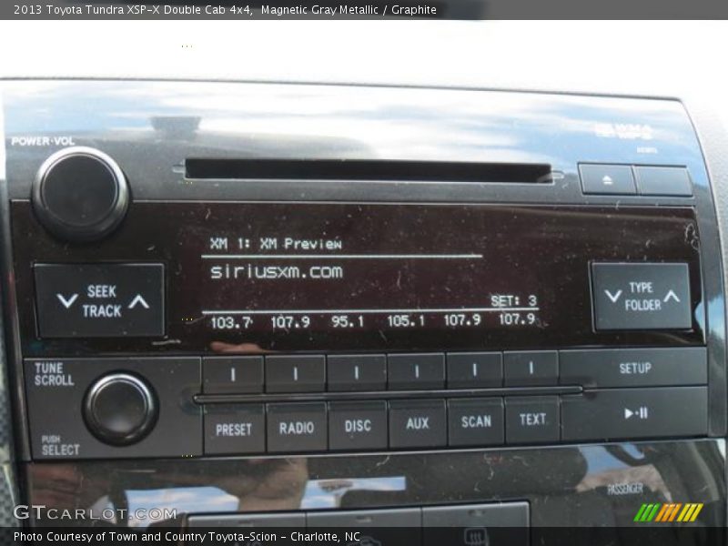 Audio System of 2013 Tundra XSP-X Double Cab 4x4