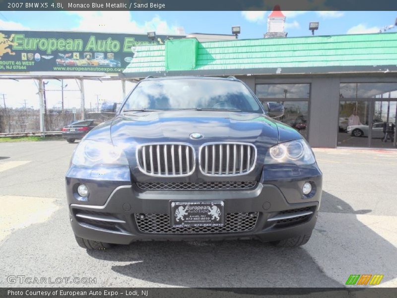 Monaco Blue Metallic / Sand Beige 2007 BMW X5 4.8i