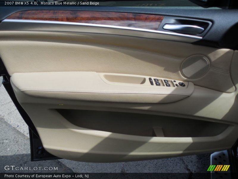 Monaco Blue Metallic / Sand Beige 2007 BMW X5 4.8i