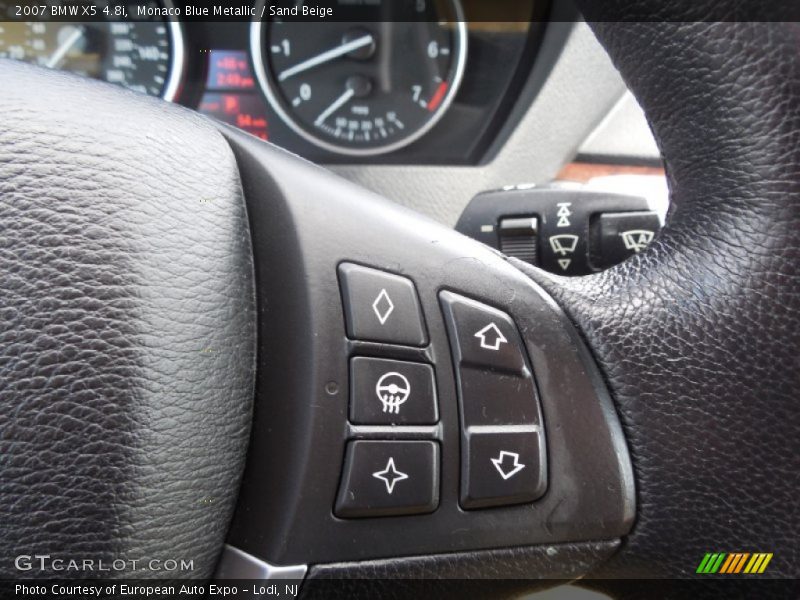 Monaco Blue Metallic / Sand Beige 2007 BMW X5 4.8i