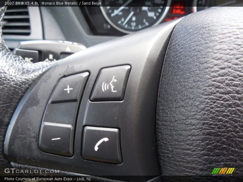 Monaco Blue Metallic / Sand Beige 2007 BMW X5 4.8i