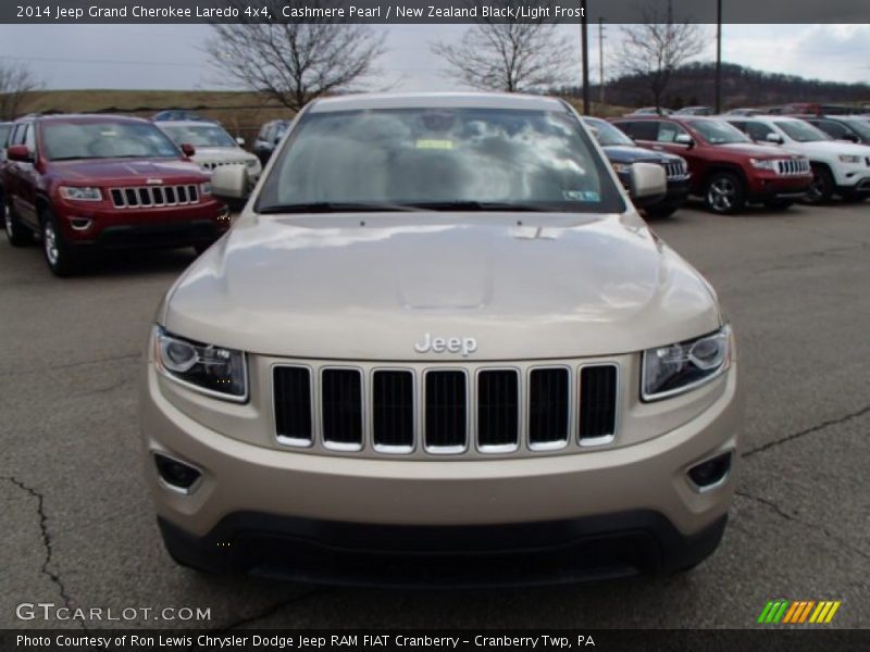 Cashmere Pearl / New Zealand Black/Light Frost 2014 Jeep Grand Cherokee Laredo 4x4