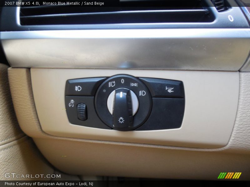 Monaco Blue Metallic / Sand Beige 2007 BMW X5 4.8i
