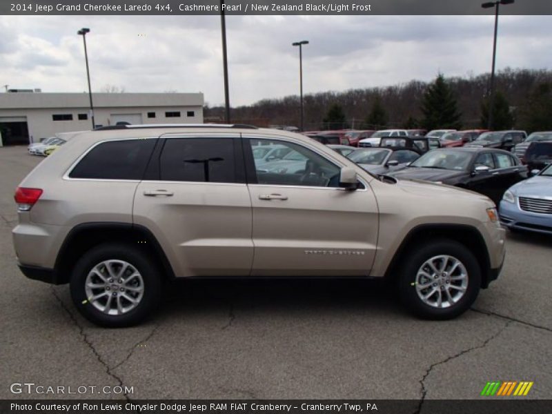 Cashmere Pearl / New Zealand Black/Light Frost 2014 Jeep Grand Cherokee Laredo 4x4