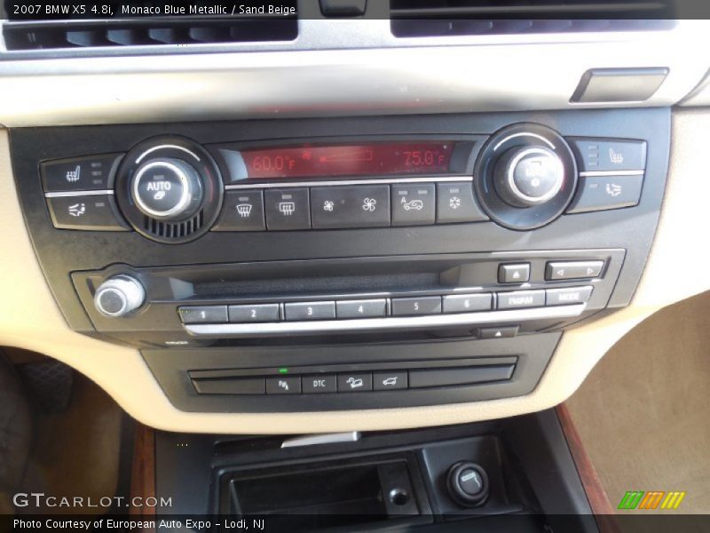 Monaco Blue Metallic / Sand Beige 2007 BMW X5 4.8i