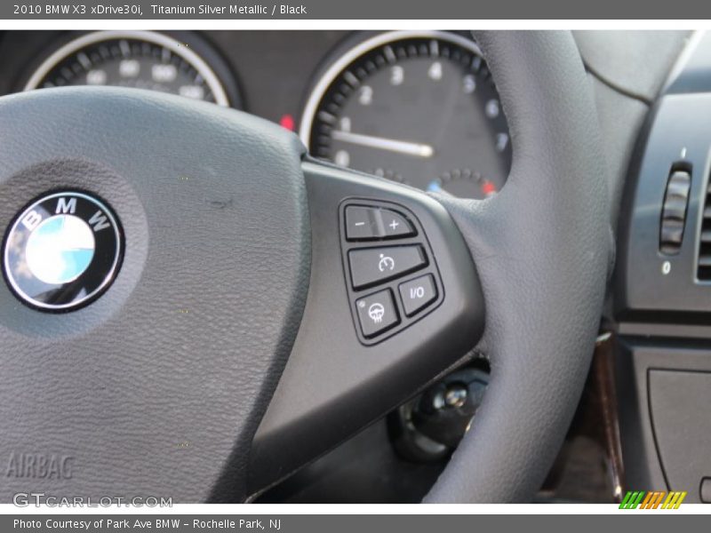 Titanium Silver Metallic / Black 2010 BMW X3 xDrive30i