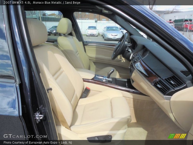 Monaco Blue Metallic / Sand Beige 2007 BMW X5 4.8i