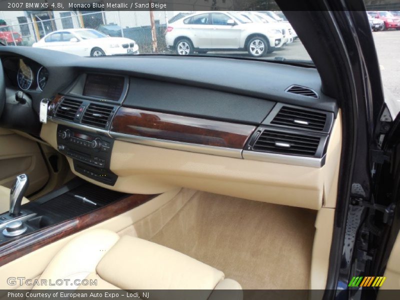 Monaco Blue Metallic / Sand Beige 2007 BMW X5 4.8i