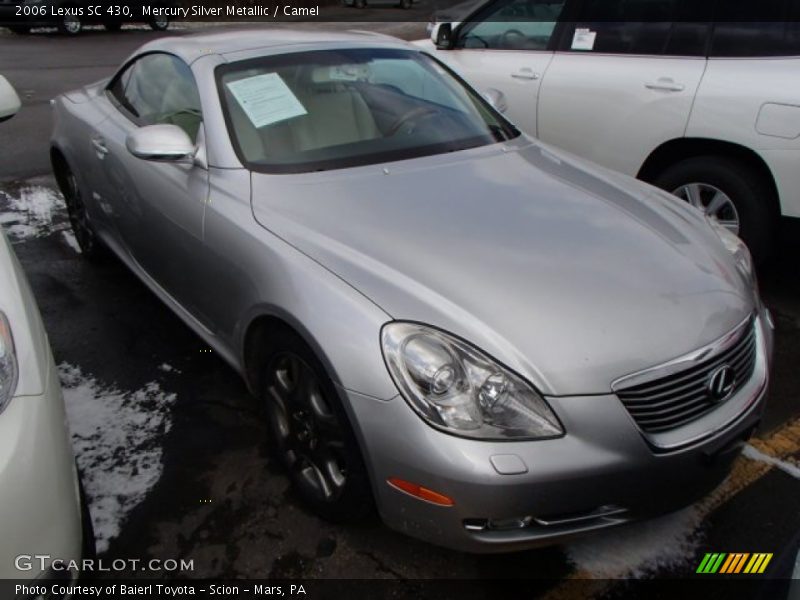 Mercury Silver Metallic / Camel 2006 Lexus SC 430