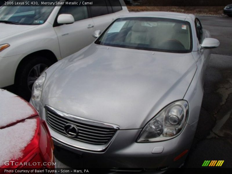 Mercury Silver Metallic / Camel 2006 Lexus SC 430