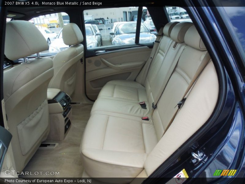 Monaco Blue Metallic / Sand Beige 2007 BMW X5 4.8i