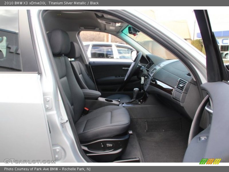 Titanium Silver Metallic / Black 2010 BMW X3 xDrive30i