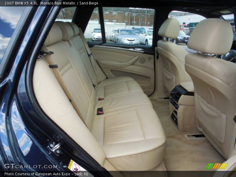 Monaco Blue Metallic / Sand Beige 2007 BMW X5 4.8i