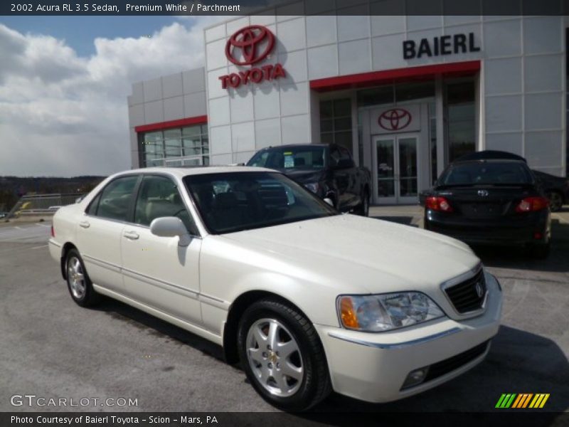 Premium White / Parchment 2002 Acura RL 3.5 Sedan
