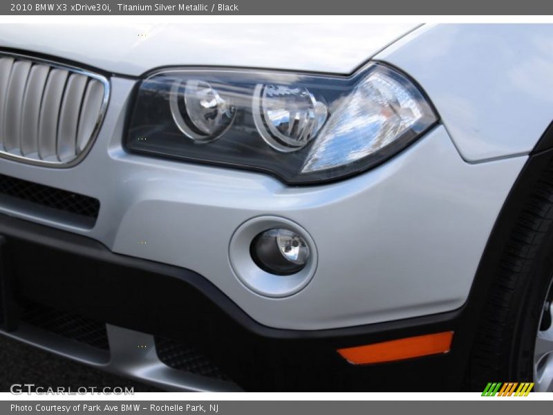 Titanium Silver Metallic / Black 2010 BMW X3 xDrive30i