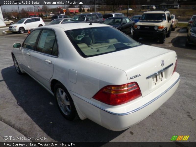 Premium White / Parchment 2002 Acura RL 3.5 Sedan
