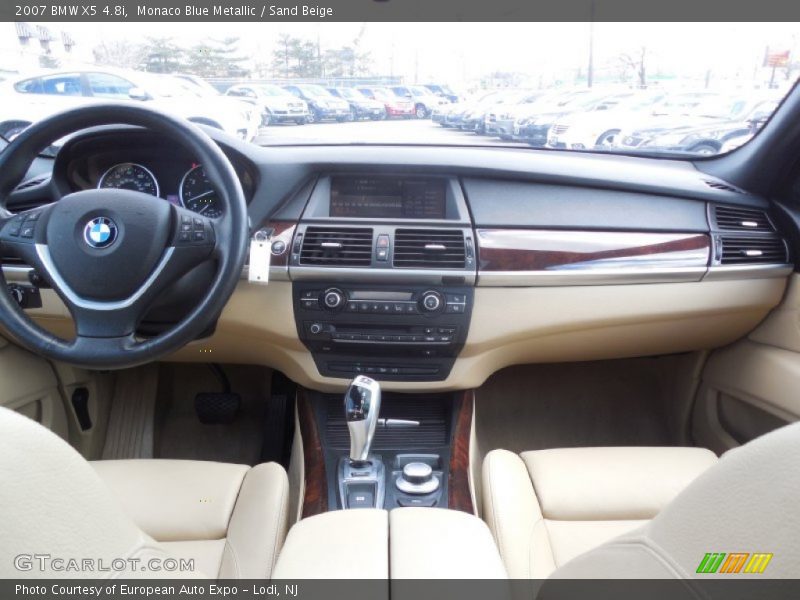 Monaco Blue Metallic / Sand Beige 2007 BMW X5 4.8i