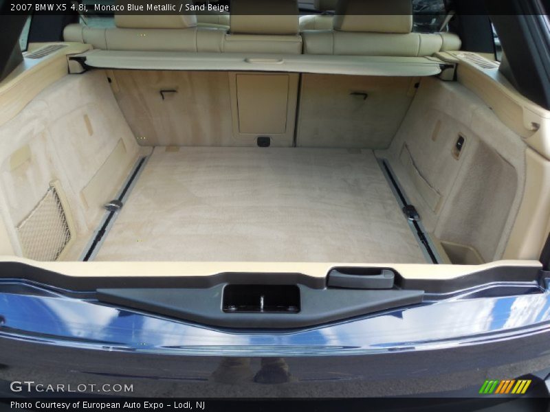 Monaco Blue Metallic / Sand Beige 2007 BMW X5 4.8i