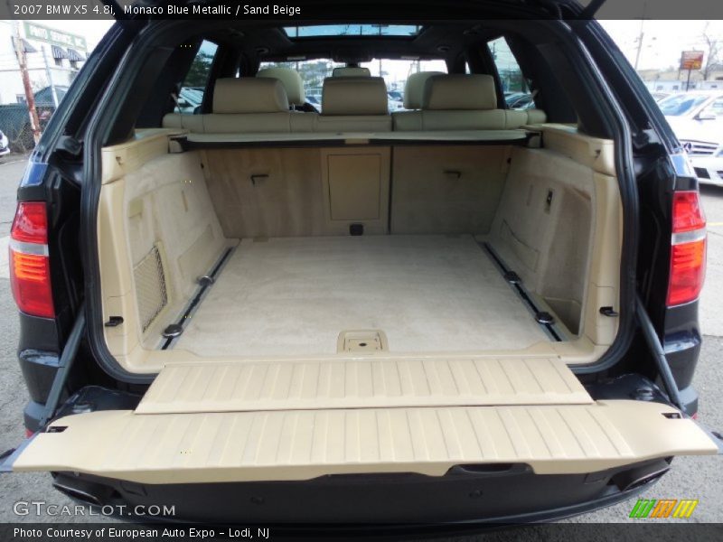 Monaco Blue Metallic / Sand Beige 2007 BMW X5 4.8i