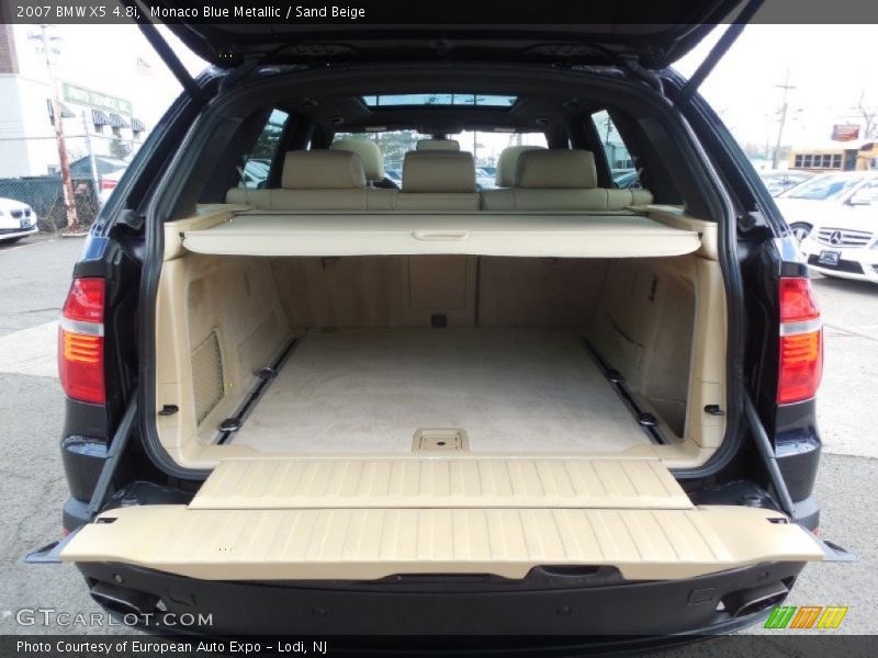 Monaco Blue Metallic / Sand Beige 2007 BMW X5 4.8i