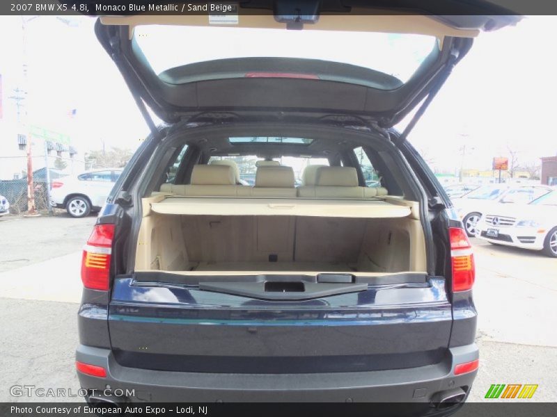 Monaco Blue Metallic / Sand Beige 2007 BMW X5 4.8i