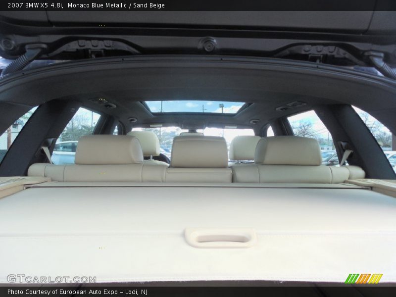 Monaco Blue Metallic / Sand Beige 2007 BMW X5 4.8i