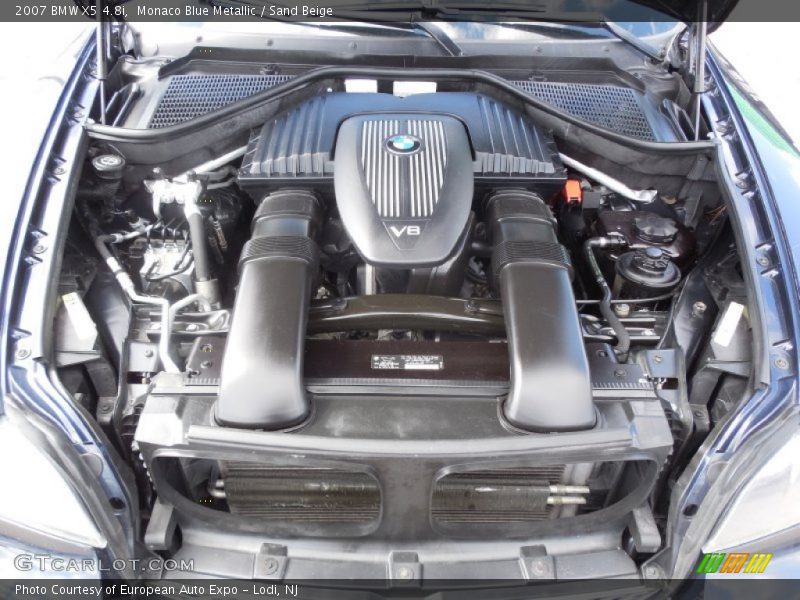 Monaco Blue Metallic / Sand Beige 2007 BMW X5 4.8i