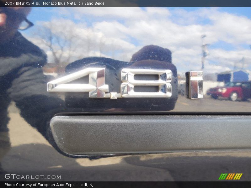 Monaco Blue Metallic / Sand Beige 2007 BMW X5 4.8i