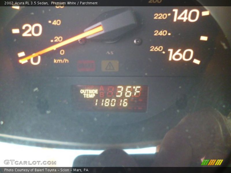 Premium White / Parchment 2002 Acura RL 3.5 Sedan