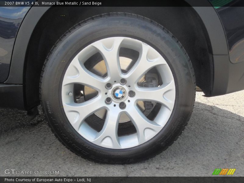 Monaco Blue Metallic / Sand Beige 2007 BMW X5 4.8i