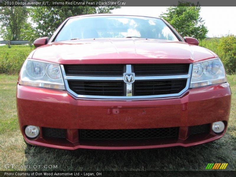 Inferno Red Crystal Pearl / Dark Slate Gray 2010 Dodge Avenger R/T