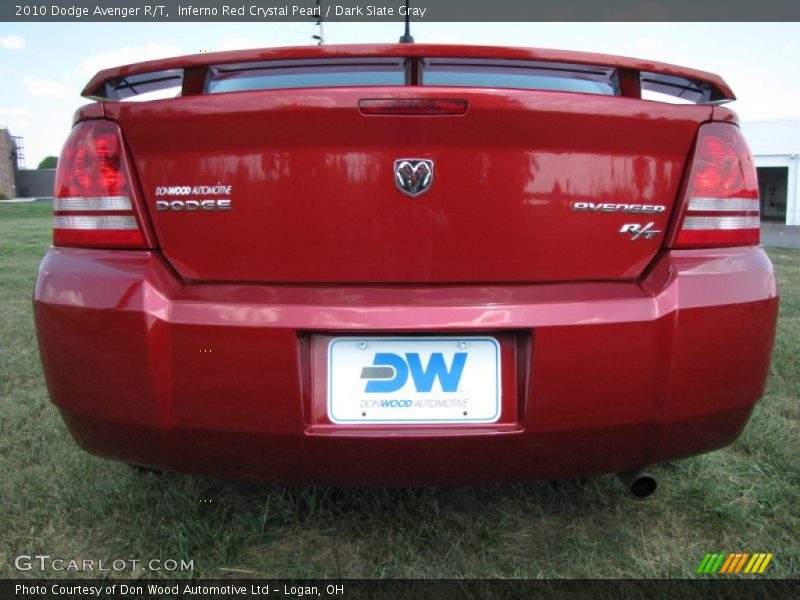 Inferno Red Crystal Pearl / Dark Slate Gray 2010 Dodge Avenger R/T