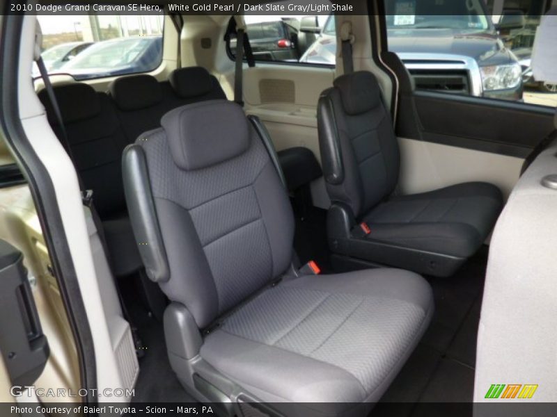 White Gold Pearl / Dark Slate Gray/Light Shale 2010 Dodge Grand Caravan SE Hero