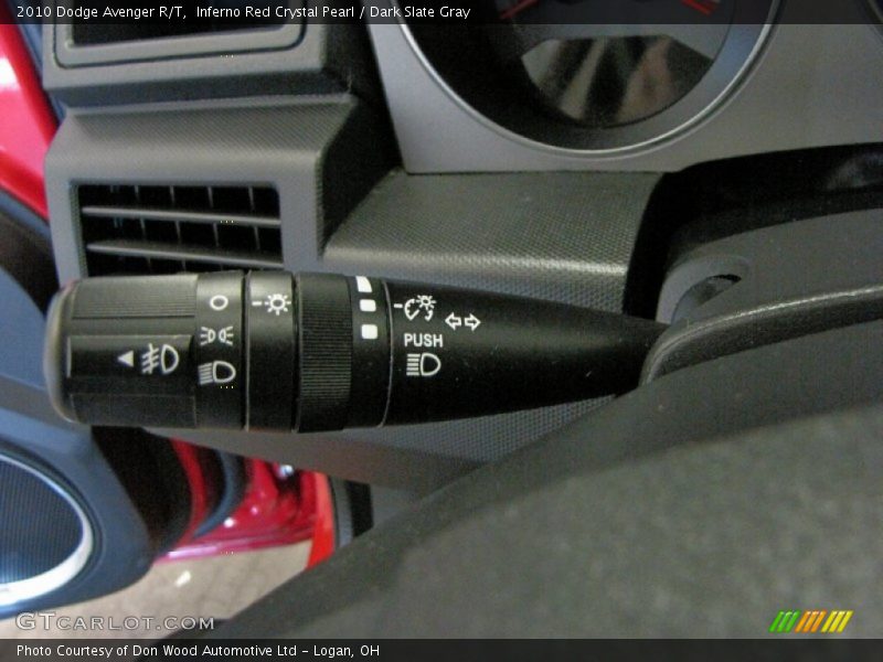 Inferno Red Crystal Pearl / Dark Slate Gray 2010 Dodge Avenger R/T