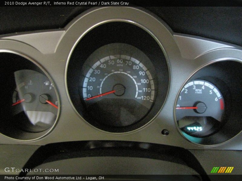 Inferno Red Crystal Pearl / Dark Slate Gray 2010 Dodge Avenger R/T