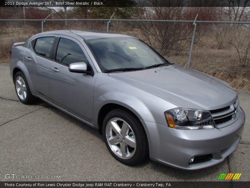 Billet Silver Metallic / Black 2013 Dodge Avenger SXT