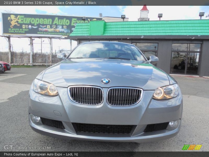 Space Gray Metallic / Black 2010 BMW 3 Series 328i Coupe