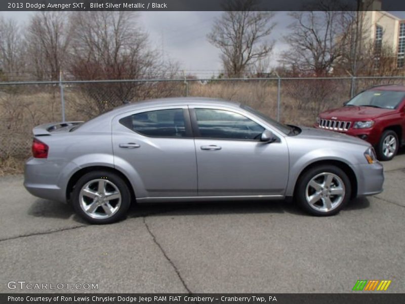 Billet Silver Metallic / Black 2013 Dodge Avenger SXT