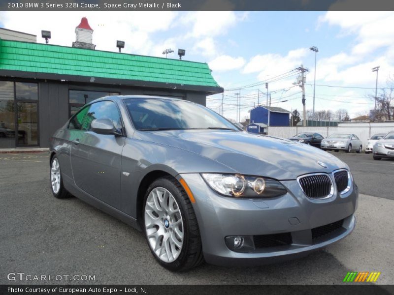 Space Gray Metallic / Black 2010 BMW 3 Series 328i Coupe