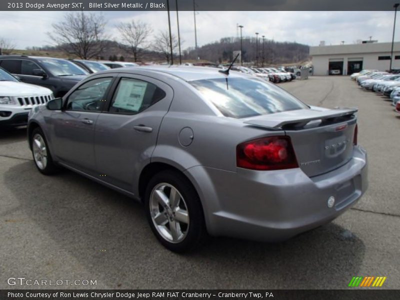 Billet Silver Metallic / Black 2013 Dodge Avenger SXT