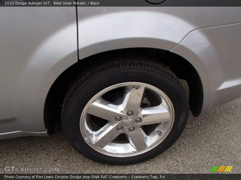 Billet Silver Metallic / Black 2013 Dodge Avenger SXT